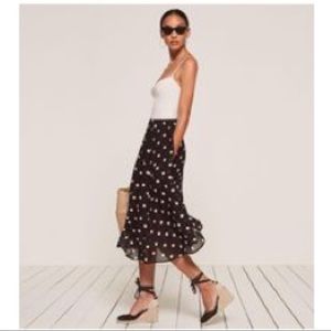 Reformation Perry Skirt, color Verano, size XS